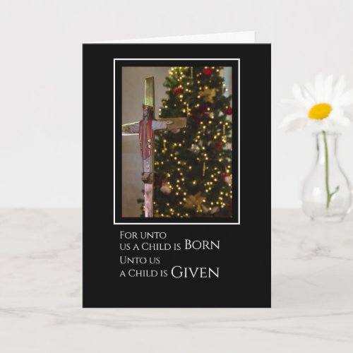Personalized Church Christmas Card