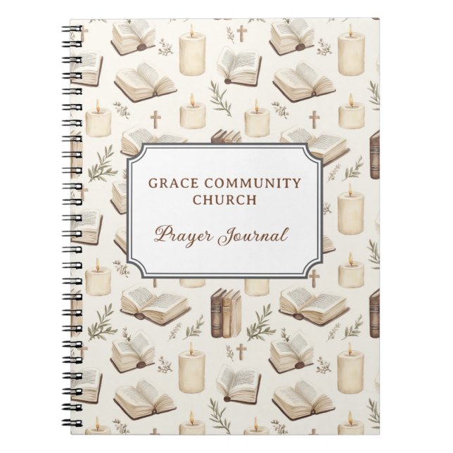 Personalized Church Prayer Journal (Front)