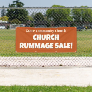 Personalized Church Rummage Sale! Banner