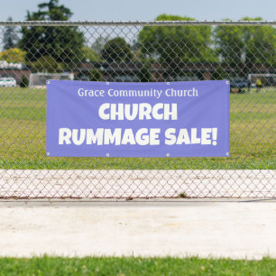 Personalized Church Rummage Sale! Banner
