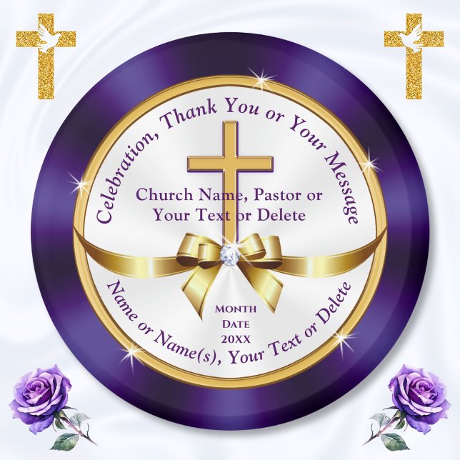 Personalized, Church Souvenirs for ANY Occasion Magnet (Church anniversary party favors. Big BULK Discounts on these Church Magnets. Christian Magnets. )