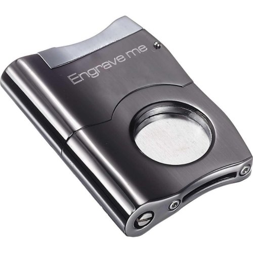 Personalized Cigar Cutter with Gunmetal Finish