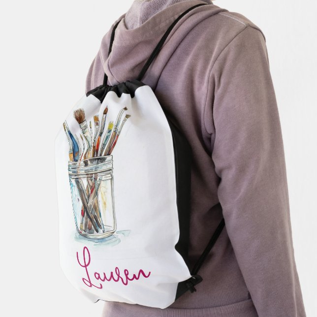 Personalized cinch sack  drawstring bag (Insitu)