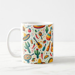 Personalized Cinco De Mayo Mug, Mexican Mugs,  Tac Coffee Mug