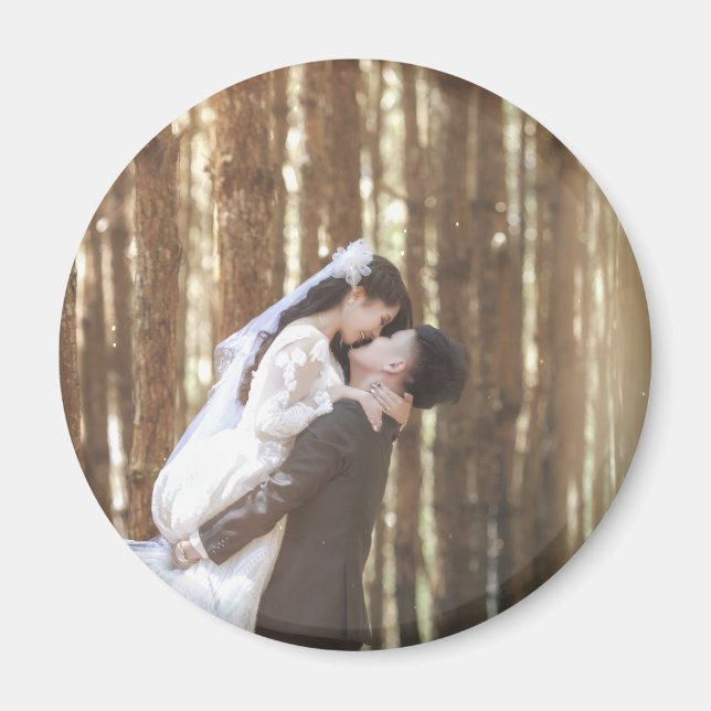 Personalized Circle Magnet | Custom Circle Magnet  (Front)