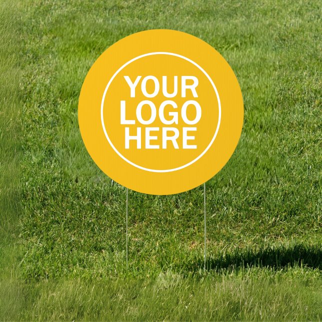 Personalized Circle Outdoor Event Yard Sign (Creator Uploaded)