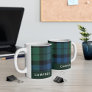 Personalized Clan Campbell Tartan Plaid Name Coffee Mug