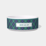 Personalized Clan Douglas Tartan Plaid<br><div class="desc">Our pet bowl features Tartan Clan Douglas plaid pattern that transform an everyday essential into a functional design piece. Great gift for a pet owner you know who loves traditional tartan print

Add the pet's name by clicking the "Personalize" button above</div>
