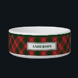 Personalized Clan MacKinnon Tartan Plaid Pattern Bowl<br><div class="desc">Our pet bowl features Tartan Clan MacKinnon plaid pattern that transform an everyday essential into a functional design piece. Great gift for a pet owner you know who loves traditional tartan print

Add the pet's name by clicking the "Personalize" button above</div>