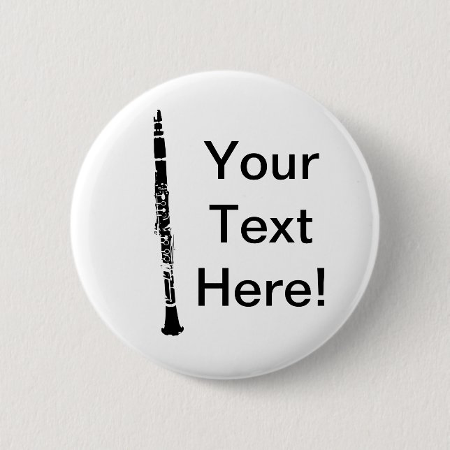 Personalized Clarinet Button (Front)