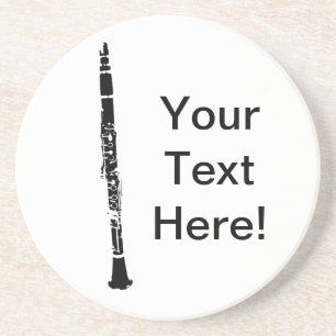 Personalized Clarinet Coaster