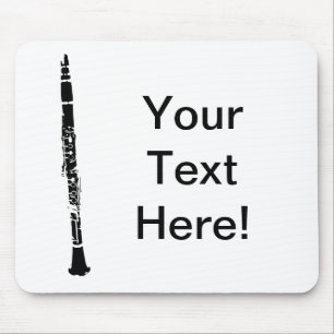 Personalized Clarinet Mouse Pad