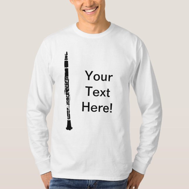 Personalized Clarinet T-Shirt (Front)