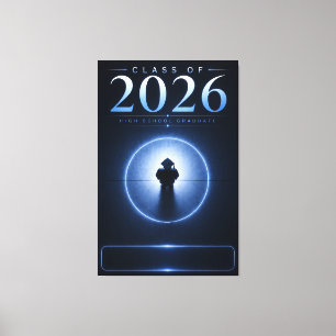 Personalized Class 2026 Graduation Gift Canvas Print