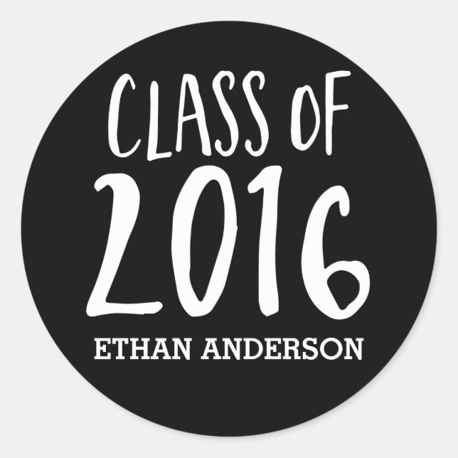 Personalized Class of 2016 Grad Envelope Seal (Front)