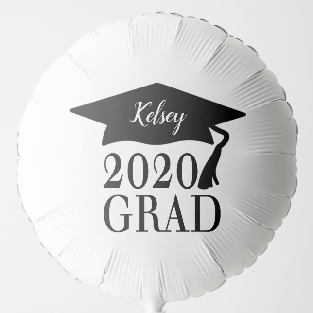 Personalized Class of 2020 Graduation Party Balloon (Front)