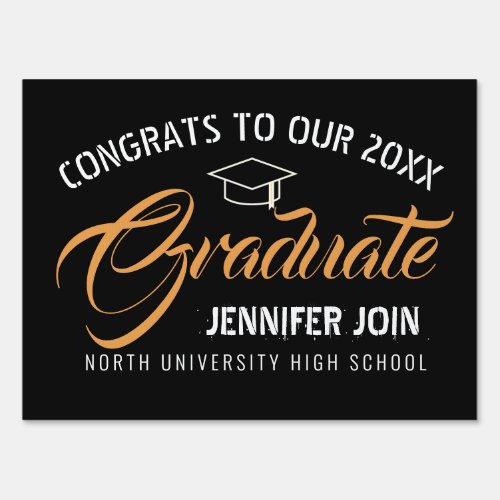Personalized class of 2023 Graduation  Sign