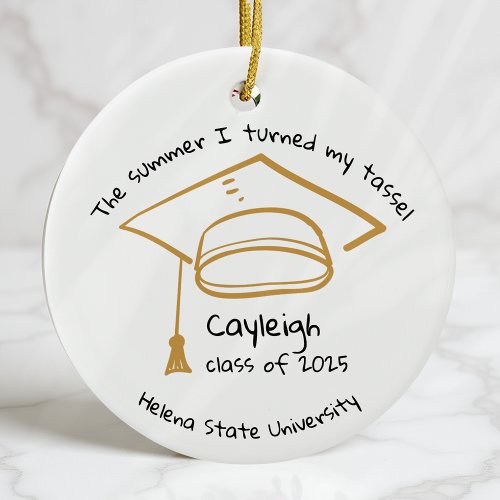 Personalized Class of 2025 Graduation Keepsake