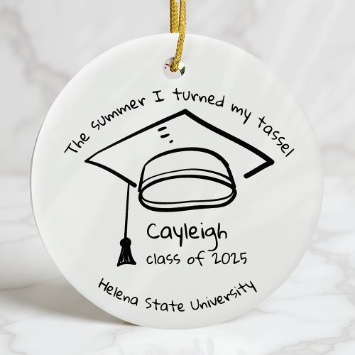 Personalized Class of 2025 Graduation Keepsake