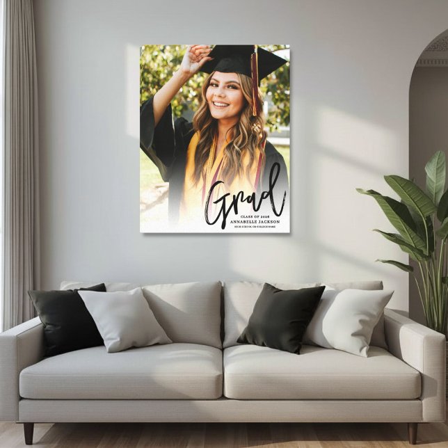 Personalized Class of 2026 Graduation Photo Canvas Print (Personalized Class of 2026 Graduation Photo Canvas Print )
