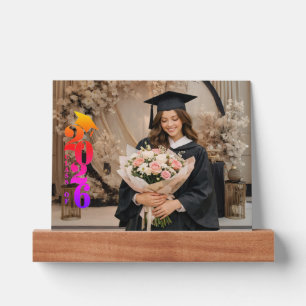 Personalized Class of 2026 Keepsake   Senior Photo Picture Ledge