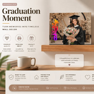 Personalized Class of 2026 Keepsake   Senior Photo Picture Ledge