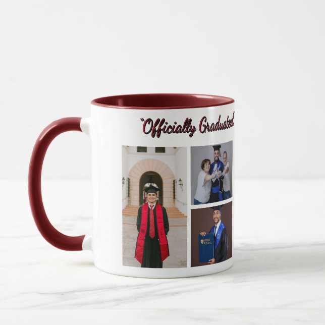 Personalized Class of 2026 Photo Graduation Mug (Left)