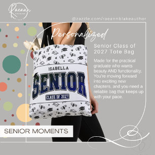 Personalized Class of 2027 Tote Bag