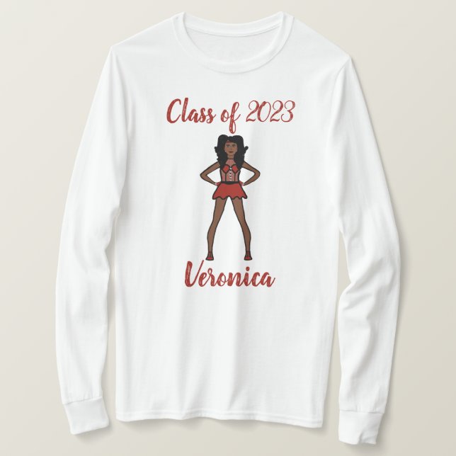 Personalized Class of Majorette Shirt SBerry (Design Front)