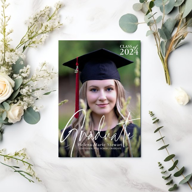 Personalized Class of Photo Graduation Invitation (Creator Uploaded)