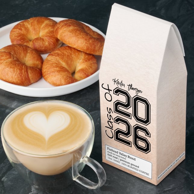 Personalized Class of Year Graduation Keepsake Roasted Coffee (Breakfast)