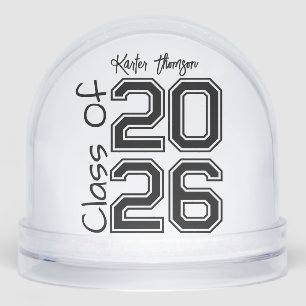 Personalized Class of Year Graduation Keepsake Snow Globe