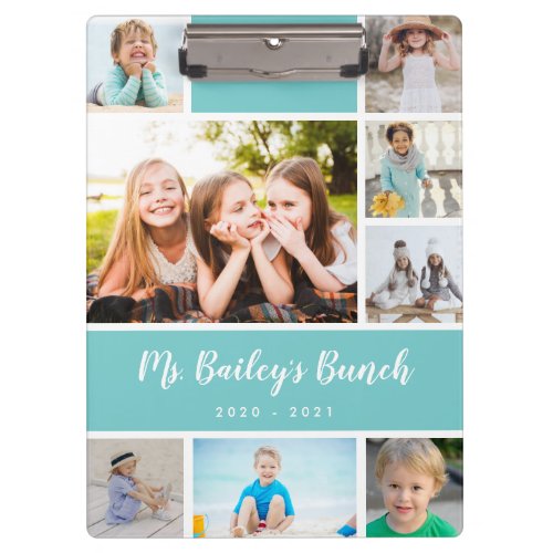 Personalized Class Photo Collage Teacher Clipboard