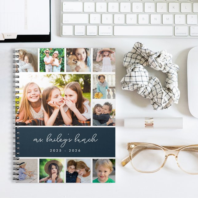 Personalized Class Photo Collage Teacher Notebook (Creator Uploaded)