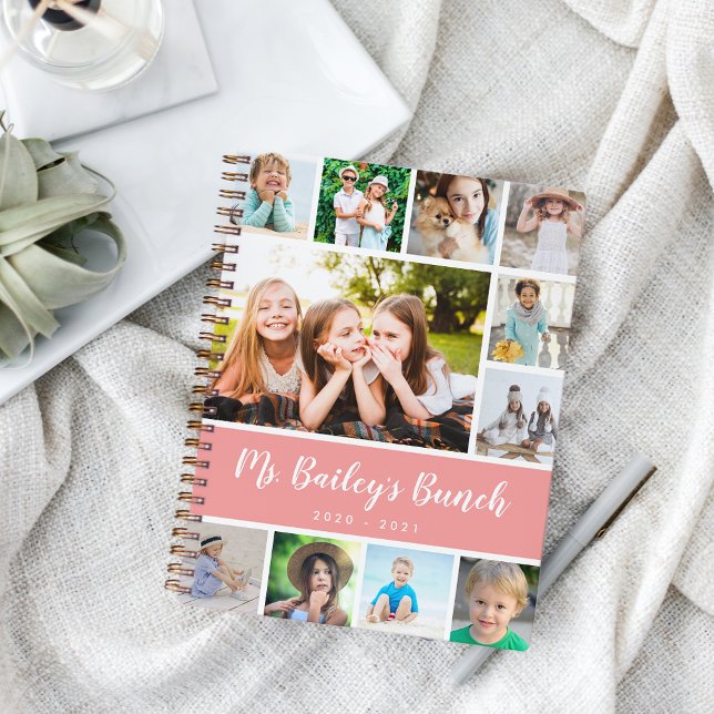 Personalized Class Photo Collage Teacher Notebook (Creator Uploaded)