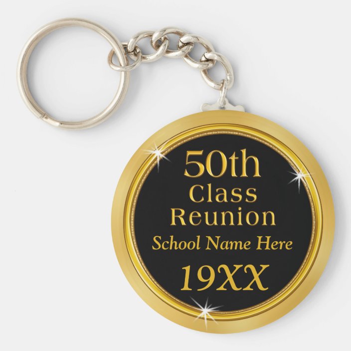 Personalized Class Reunion Gift Ideas, Your COLORS Keychain | Zazzle.com