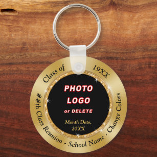 Personalized Class Reunion Gifts, Any Year, Colors Keychain