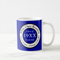 Personalized Class Reunion Gifts, Blue and White