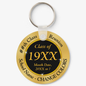Personalized, Class Reunion Gifts, Change COLORS Keychain
