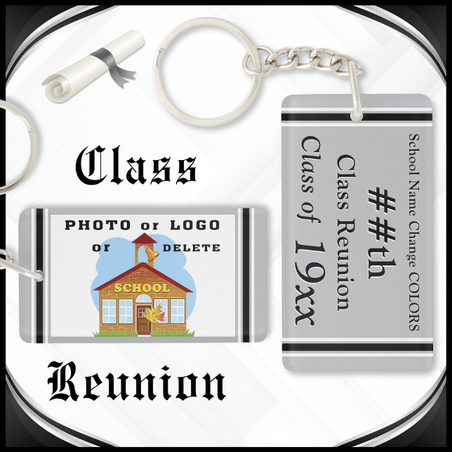 Personalized Class Reunion Gifts. Class Reunion Keychain (Personalized Class Reunion Gifts. Personalized gifts for 50th class reunion. Class Reunion Keychains)