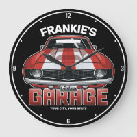 Personalized Classic American Muscle Car Garage