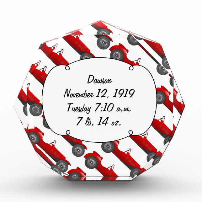 Personalized Classic Baby Boy Stat Gifts (Front)