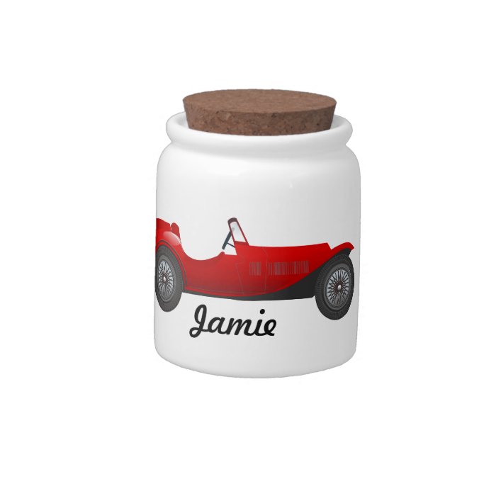 Personalized Classic Car Gifts Candy Jar