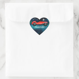 Personalized Classic Car Gifts Heart Sticker