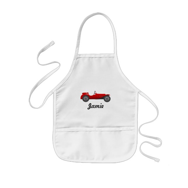 Personalized Classic Car Gifts Kids' Apron (Front)