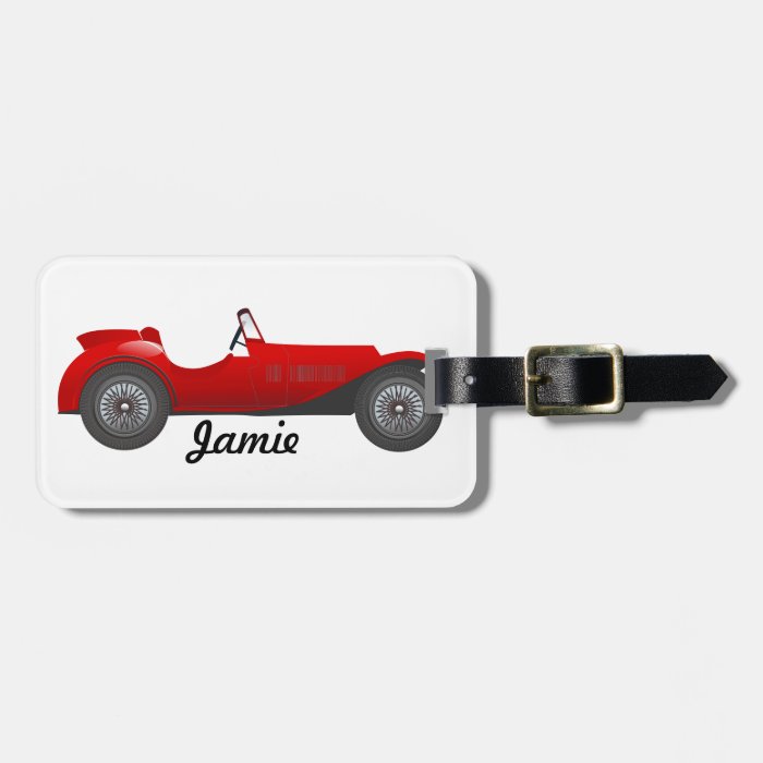 Personalized Classic Car Gifts Tags For Bags