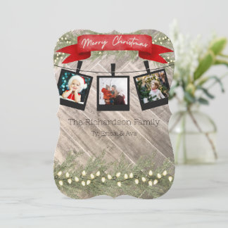 Personalized Classic Christmas Card
