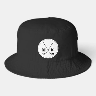 Personalized classic custom golf country club bucket hat