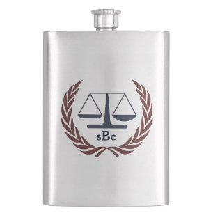 Personalized Classic Flask for Attorney Lawyer