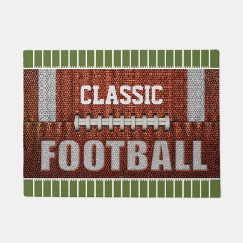 Personalized Classic Football Doormat